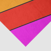 輝く美しい虹のストライプ 薄葉紙 (詳細)