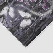 輝く翼、アメジストの森の蝶々 薄葉紙 (詳細)