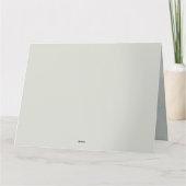 輝く聖家族の降誕シーン カード (裏面)