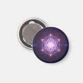 輝く聖幾何学星柄 マグネット (正面/裏面)