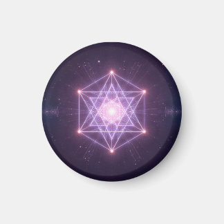 輝く聖幾何学星柄 マグネット