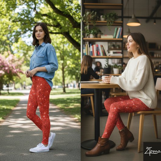 輝く脚 レギンス