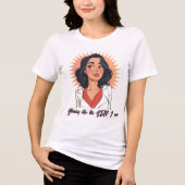 輝く自信-はっきりした美しい トライブレンドＴシャツ (正面)
