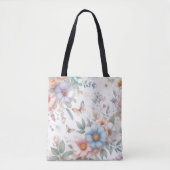 輝く花々 🌼 トートバッグ (正面)