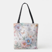 輝く花々 🌼 トートバッグ (裏面)