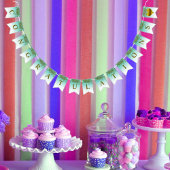 輝く花嫁GLAMおめでとうシャワーパーティー バンティングフラッグ