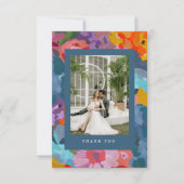 輝く花 サンキューカード (正面)