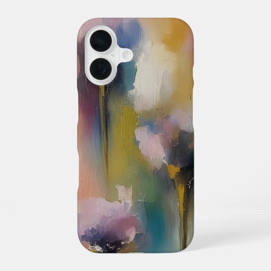 輝く草原の印象 iPhone 16ケース (裏面)