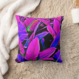 輝く葉のエレガンスパターン クッション