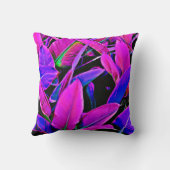 輝く葉のエレガンスパターン クッション (裏面)