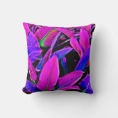 輝く葉のエレガンスパターン クッション (正面)