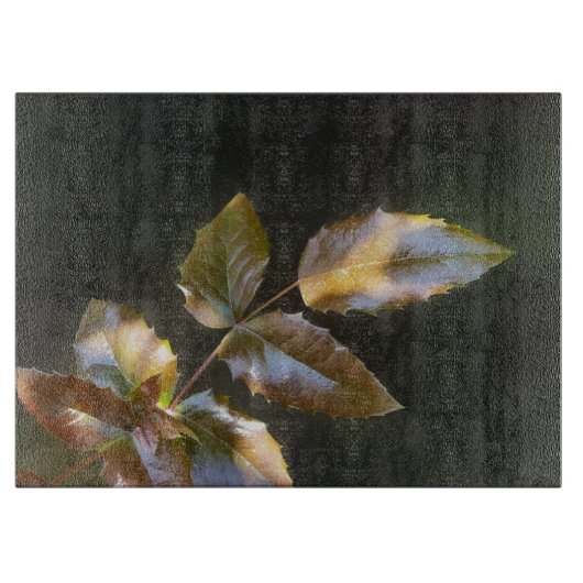 輝く葉 カッティングボード (正面)