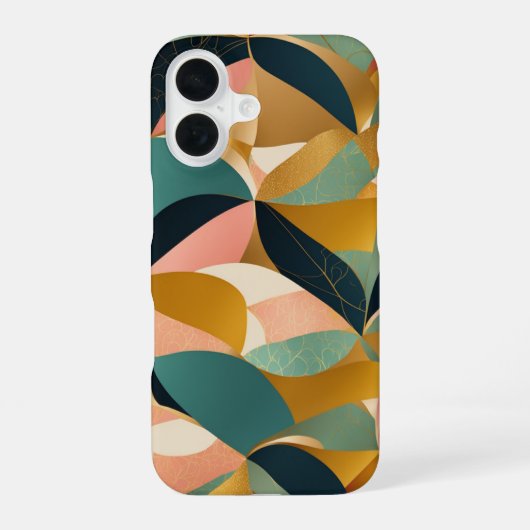 輝く葉 iPhone 16ケース (裏面)