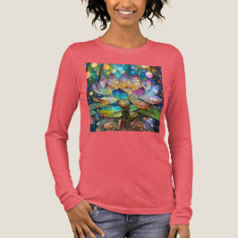 輝く蓮の花 トライブレンドＴシャツ