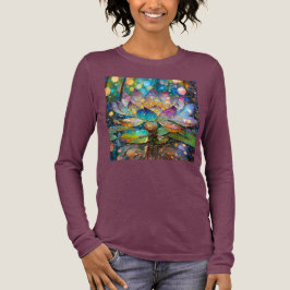 輝く蓮の花 トライブレンドＴシャツ