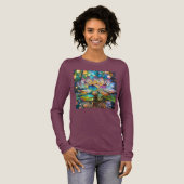 輝く蓮の花 トライブレンドTシャツ (正面全体)
