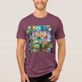 輝く蓮の花 トライブレンドＴシャツ