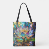 輝く蓮の花 トートバッグ (裏面)