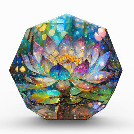 輝く蓮の花 フォトブロック