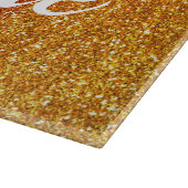 輝く虹のグラデーション生まれグリッターから輝く カッティングボード (角)