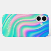 輝く虹色の波の流れ Case-Mate iPhoneケース (裏面 (横))
