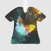 輝く蝶と夜の蝶 オーナメント (裏面)