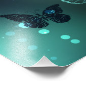 輝く蝶と夜の蝶 フォトプリント            (角)