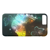 輝く蝶と夜の蝶 Case-Mate iPhoneケース (裏面(横))