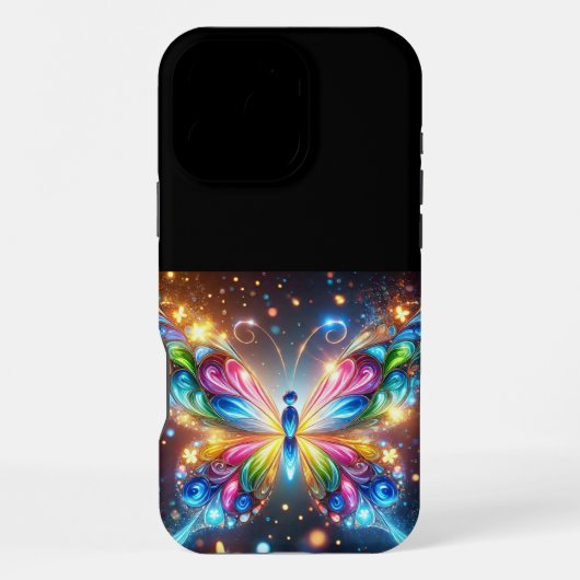 輝く蝶 iPhoneケース (裏面)