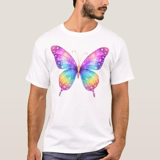 輝く蝶 Tシャツ (正面)