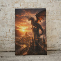 輝く街のドラゴン守護者