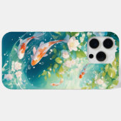 輝く調和 静かな池の錦鯉 Case-Mate iPhoneケース (裏面 (横))