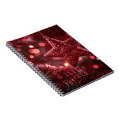 輝く赤い星 ノートブック (右側)