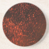 輝く赤い火 コースター (正面)