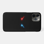 輝く赤と青の邪眼 Case-Mate iPhoneケース (裏面(横))