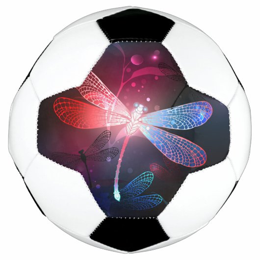 輝く赤トンボ サッカーボール (正面)