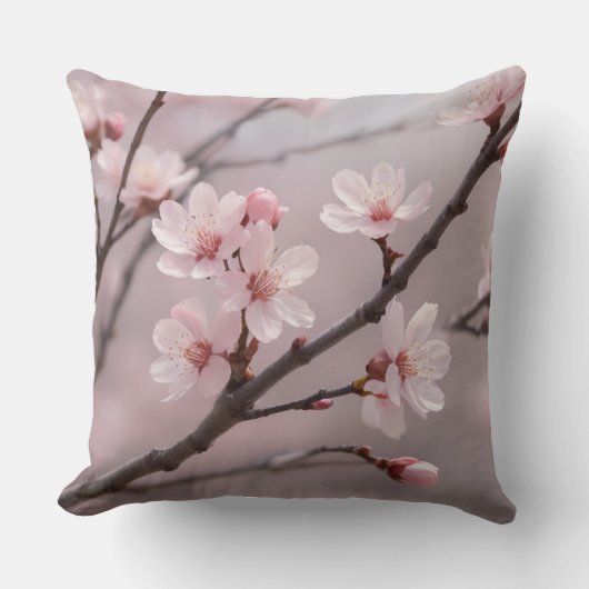 輝く輝きで咲く クッション (正面)