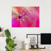 輝く輝きのプリント ポスター (ホームオフィス)