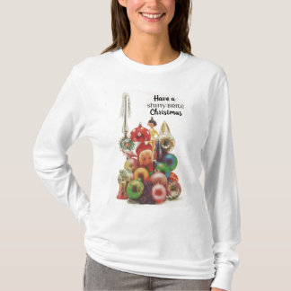 輝く輝くクリスマスを過ごす Tシャツ