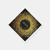 輝く輪の光 新年の夜 スタンダードカクテルナプキン (角)