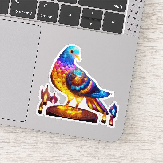 輝く都市鳩 シール (詳細)