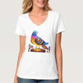 輝く都市鳩 Tシャツ (正面)