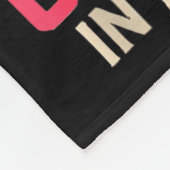 輝く重機オペレーターの妻が私の騎士 フリースブランケット (角)