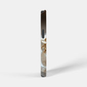 輝く金のダイヤモンドリング iPhoneケース (右側面)