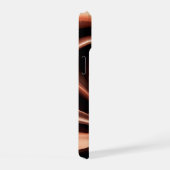輝く金のリンゴ リキッドメタル リボン iPhone 15ケース (右側面)