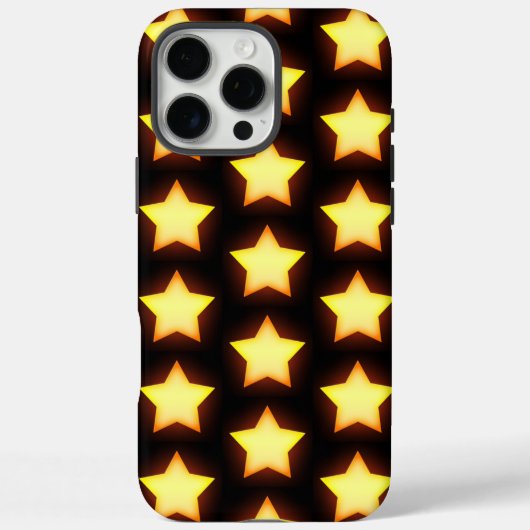 輝く金の星柄 Case-Mate iPhoneケース (裏面)