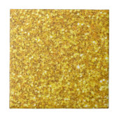 輝く金ゴールドグリッターシームレスパターン タイル (正面)