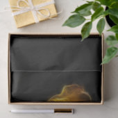 輝く金ゴールドバラフラクタルフラワー 薄葉紙 (ギフト)