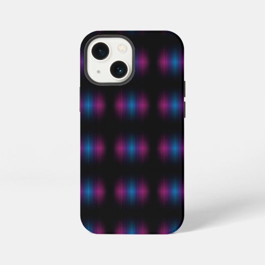 輝く鋼鉄の模様 iPhoneケース (裏面)