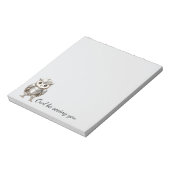 輝く鎧の騎士オウル ノートパッド (回転)